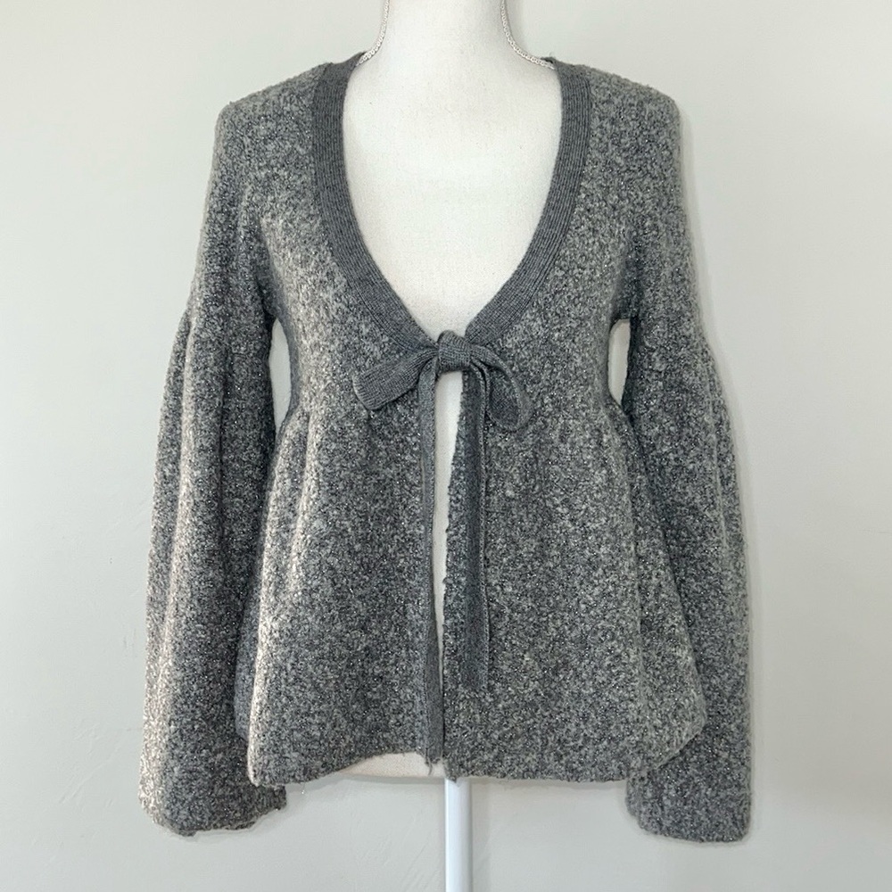 Babydoll Cardigan Wool Sweater